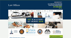 Desktop Screenshot of flaccidentattorney.com