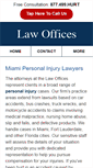 Mobile Screenshot of flaccidentattorney.com